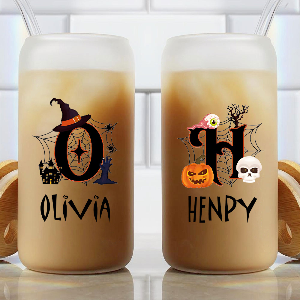 Coffee Equipment With Name - Персонализированный стакан для Хэллоуина с именем,